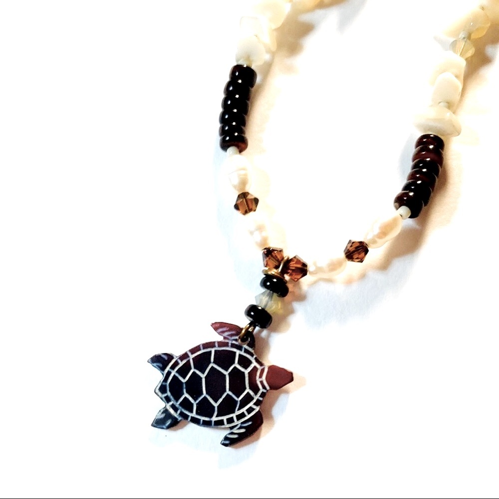 Handmade San Blas Turtle Necklace
